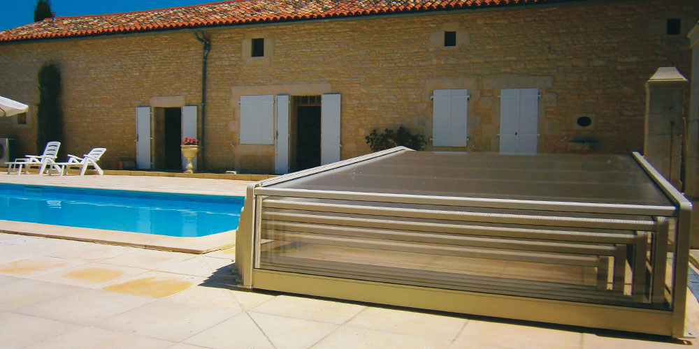 Abri plat de piscine