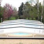 Abri plat de piscine