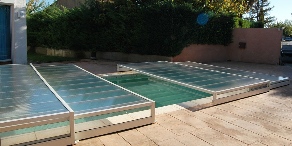 Abris de piscine plat Safir