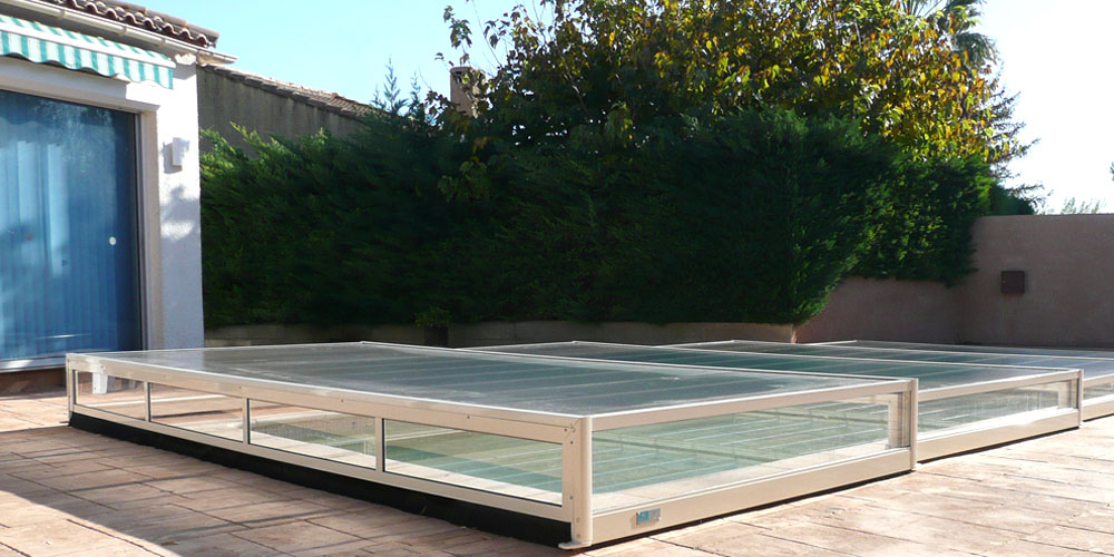 Abris de piscine plat Safir